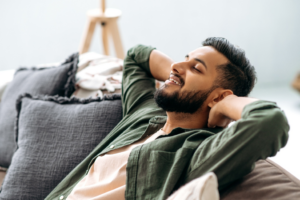 a patient recovering from All-on-4 surgery